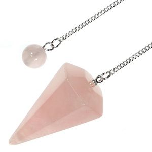 Rose quartz pendulum
